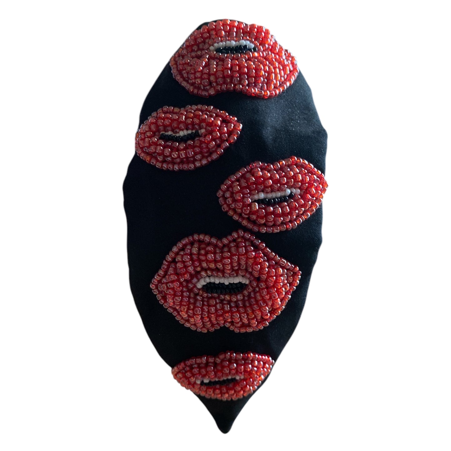 Handbeaded Headband Turban - Lips