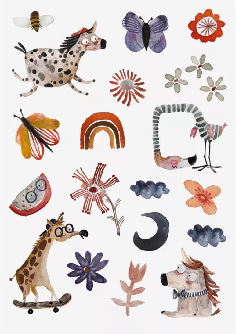 Wonderland - Kids organic vegan tattoos