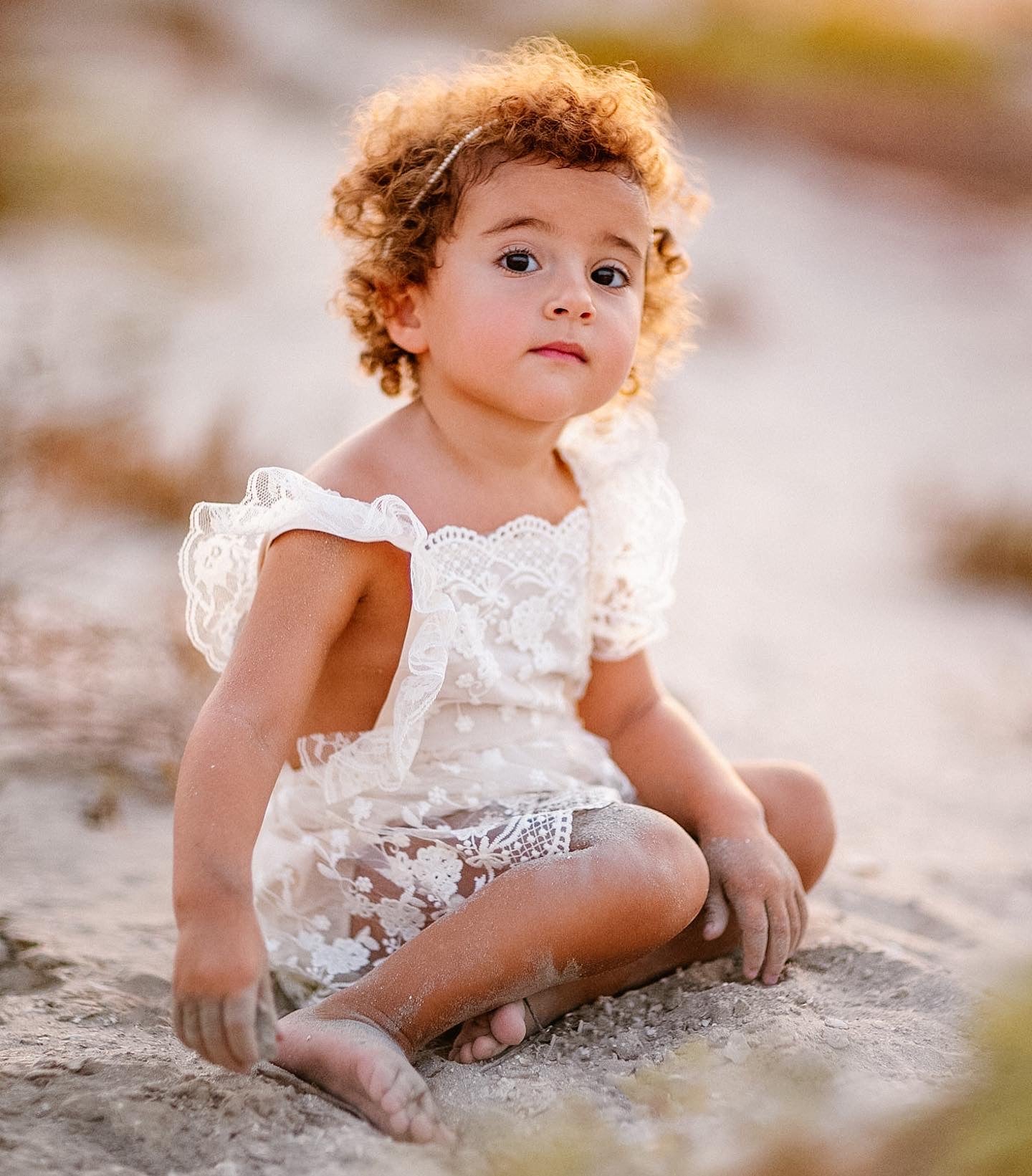 Thea Lace Romper