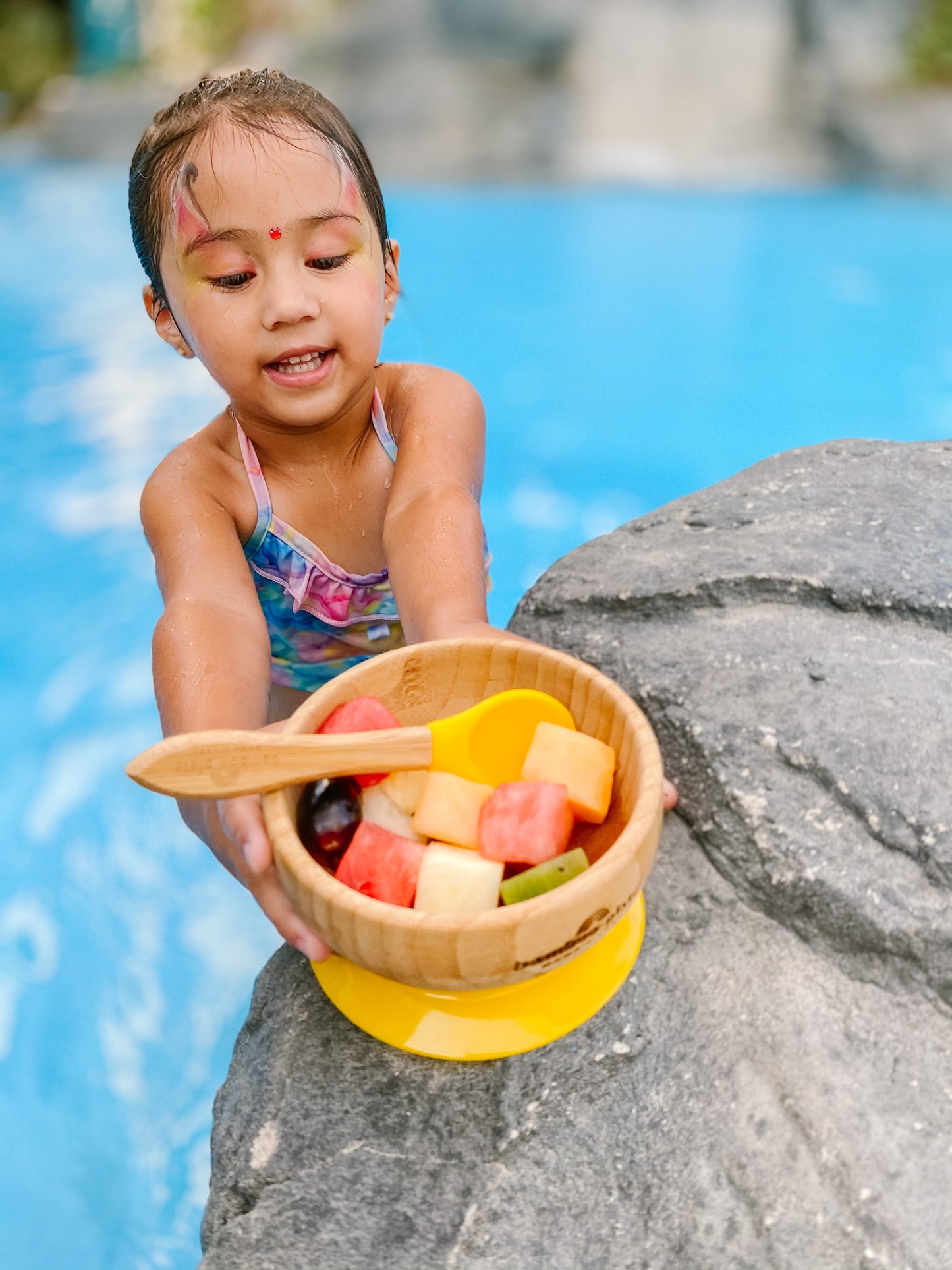 Bamboo Suction Bowl