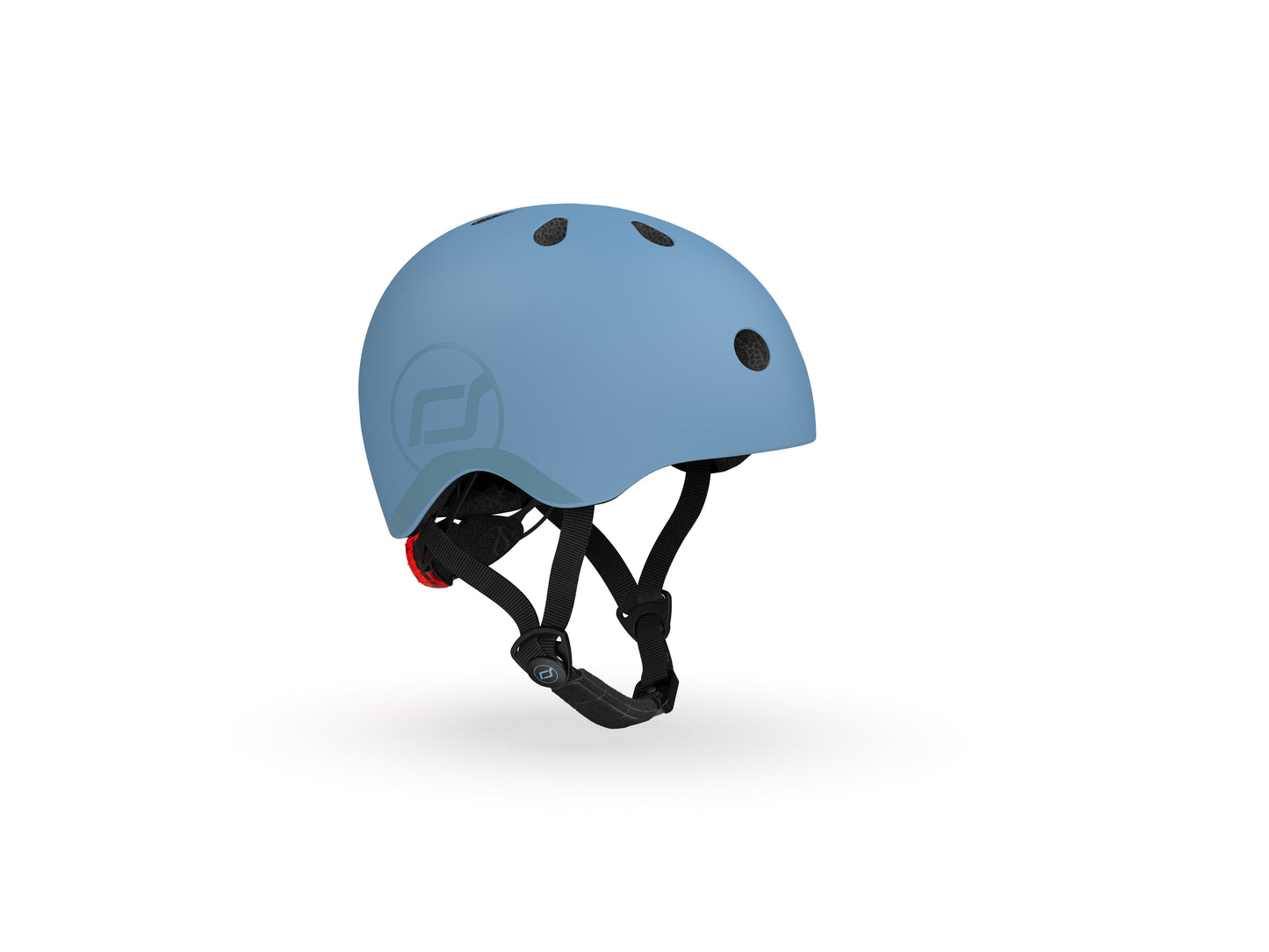 Scoot Ride Kid's Safety Helmet S-M, Magnetic Closure, Adjustable, Lightweight - Steel