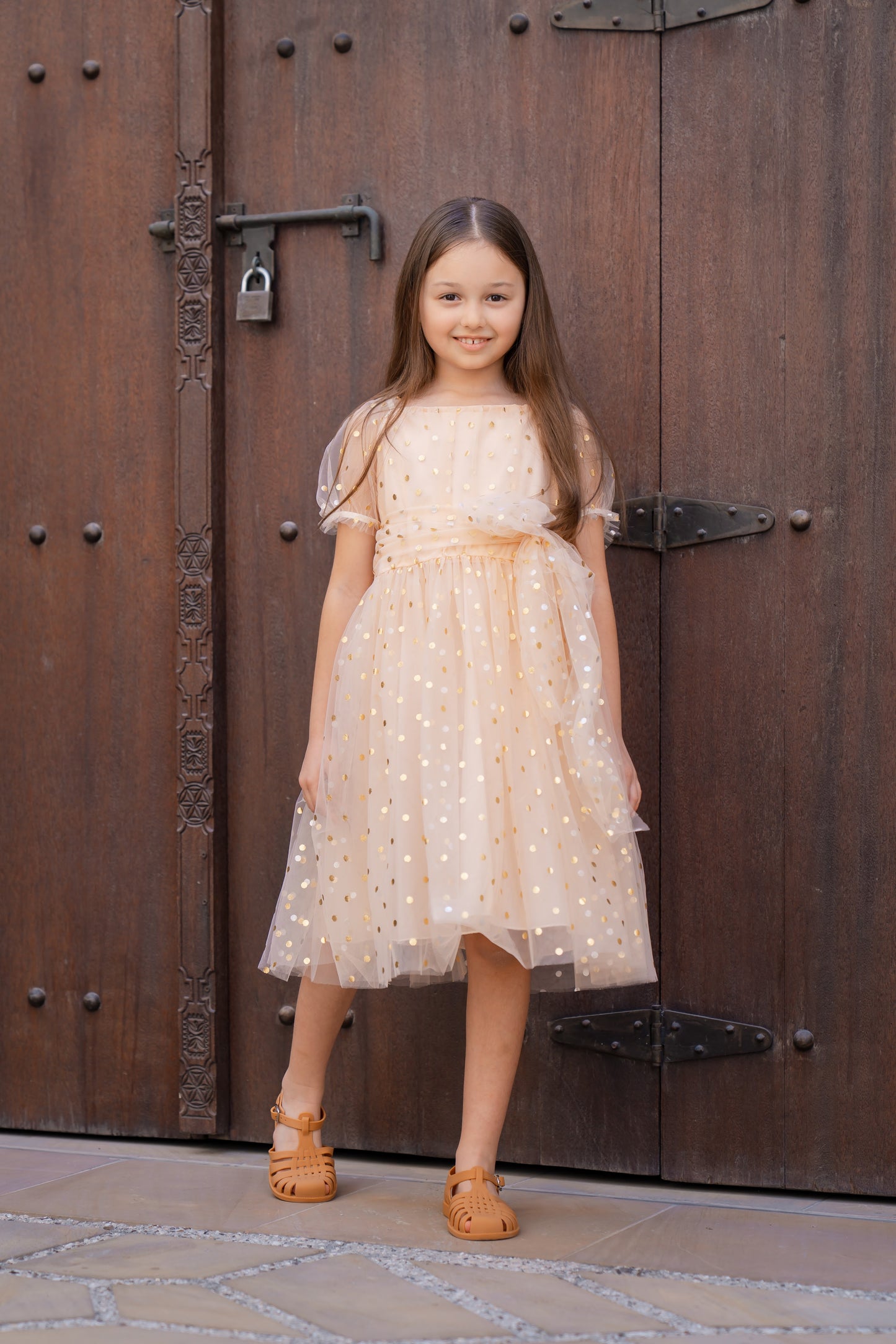 Feliz Dress Gold