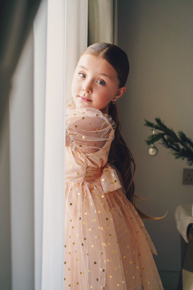 Feliz Dress Gold