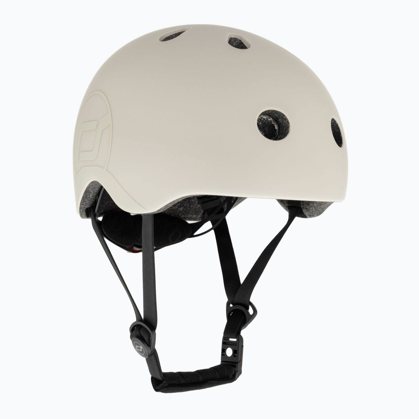 Scoot Ride Kid's Safety Helmet S-M, Magnetic Closure, Adjustable, Lightweight - Ash