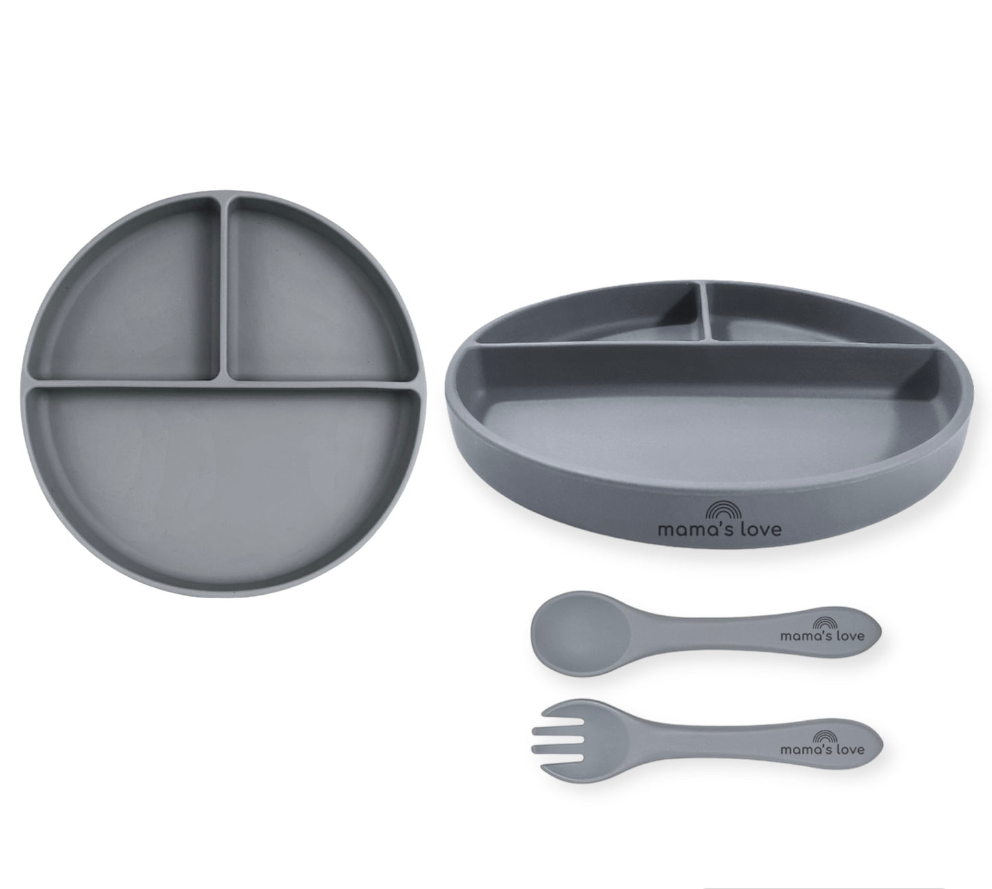 Scandinavian Round Suction Plate