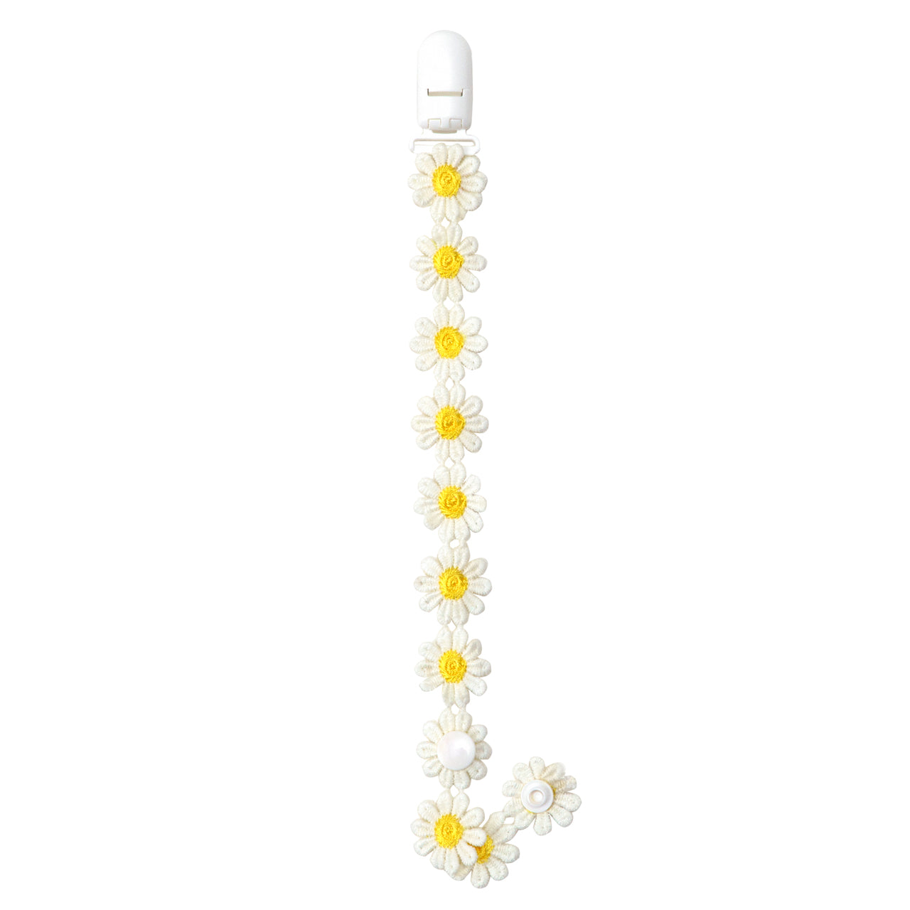 Daisy Pacifier Clip