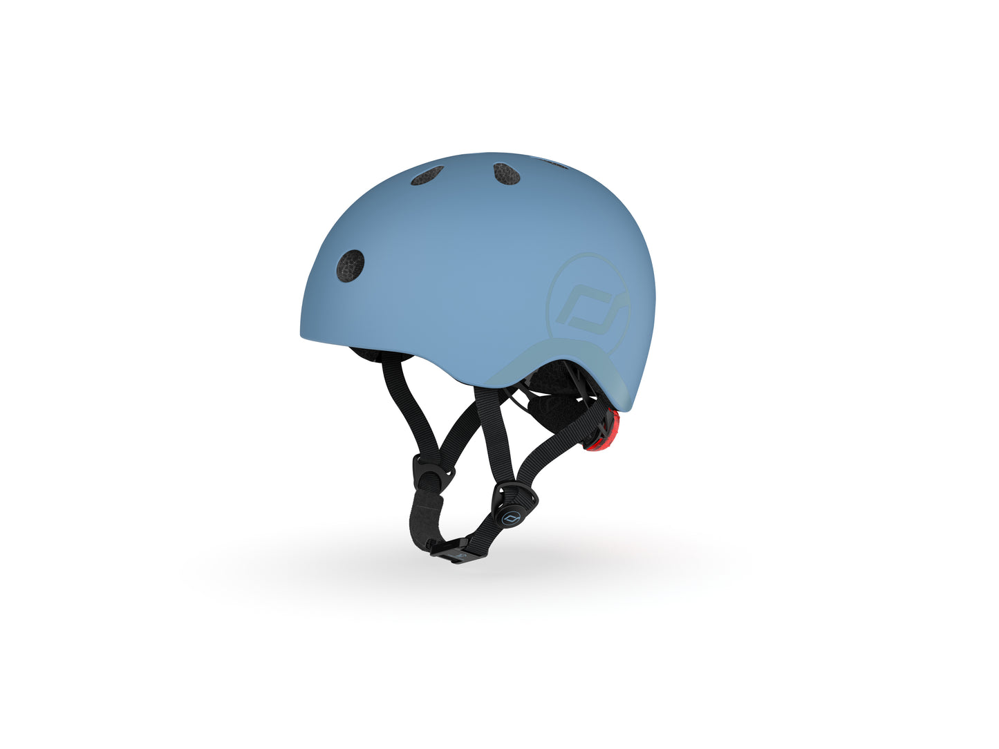 Scoot Ride Kid's Safety Helmet S-M, Magnetic Closure, Adjustable, Lightweight - Steel