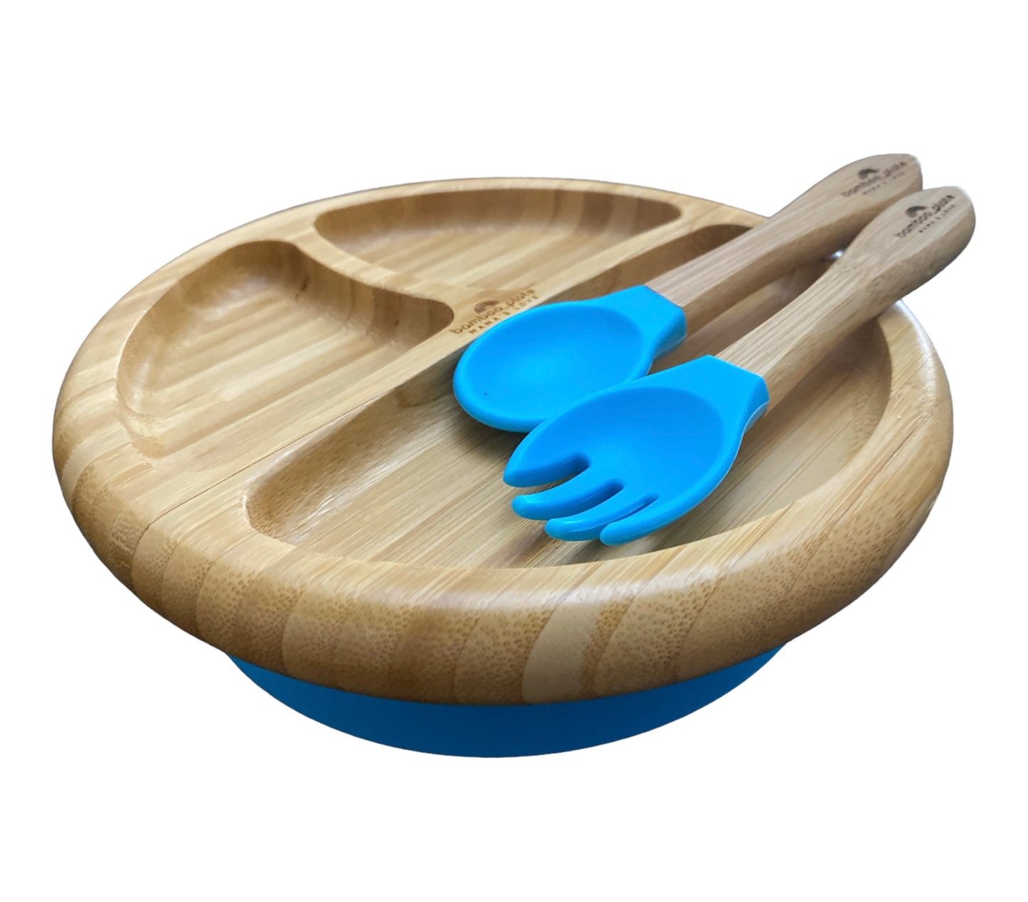 Bamboo Round Suction Plte