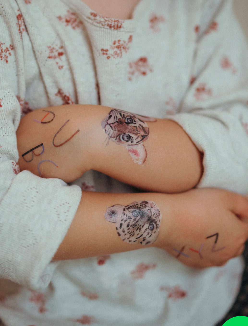 Tiny roar - Kids organic vegan tattoos