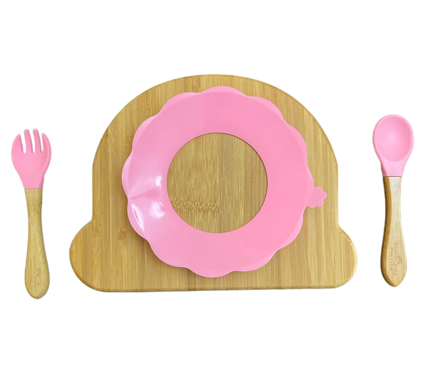 Bamboo Rainbow Suction Plate