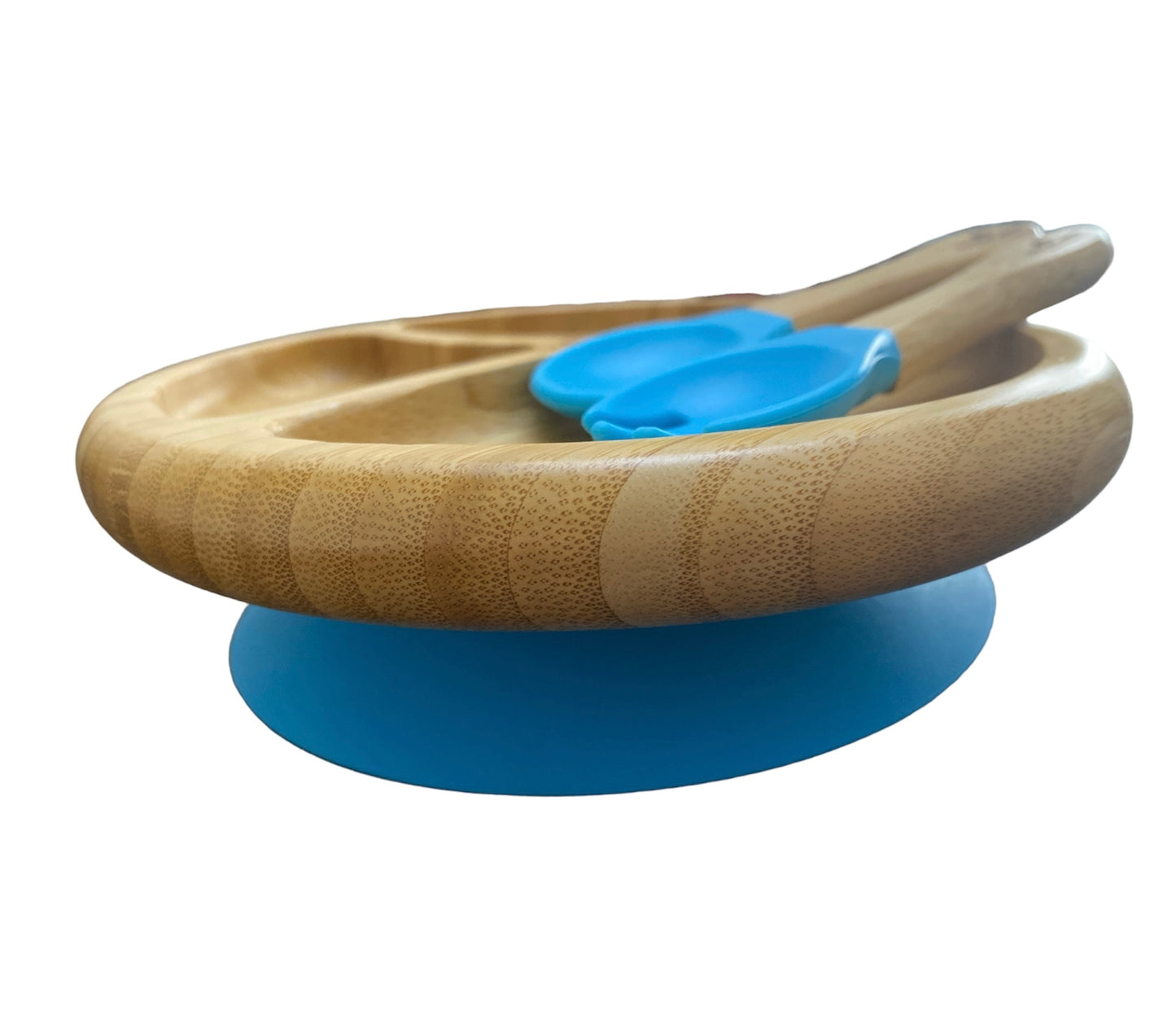 Bamboo Round Suction Plte