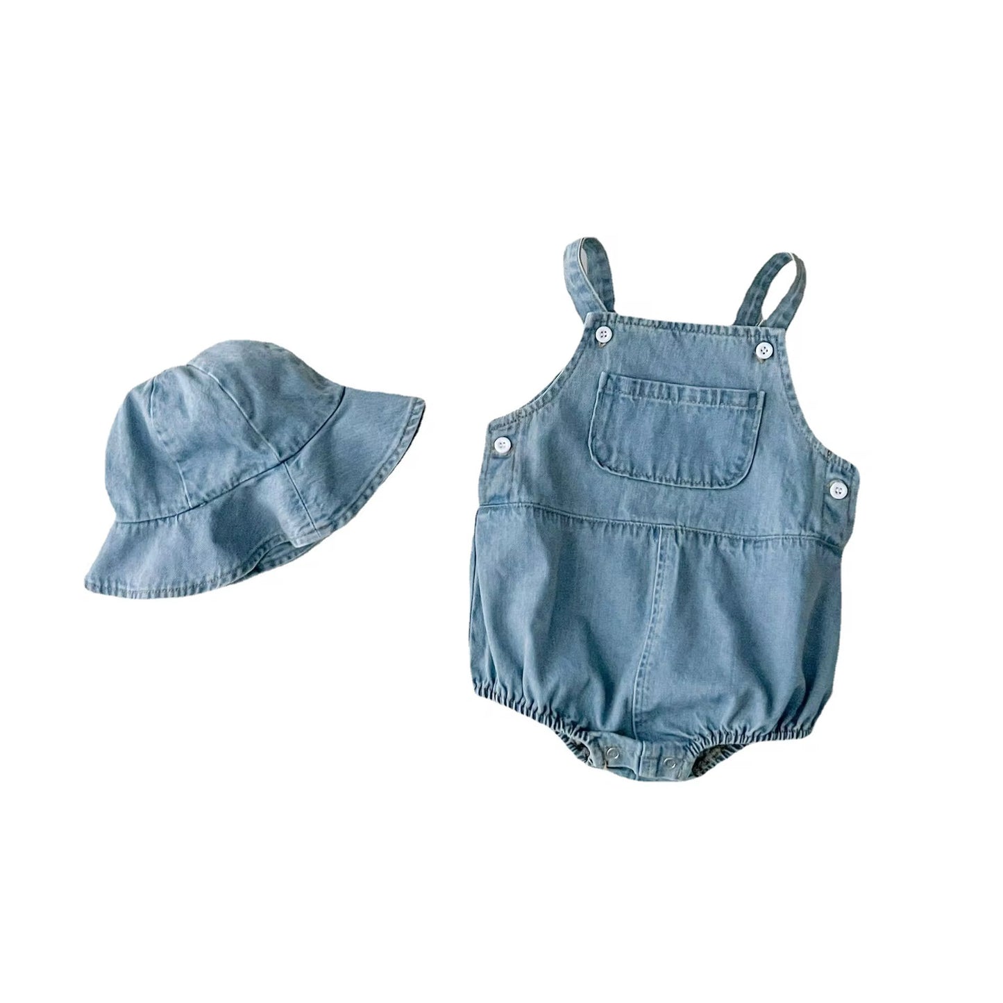 Denim Romper Boy