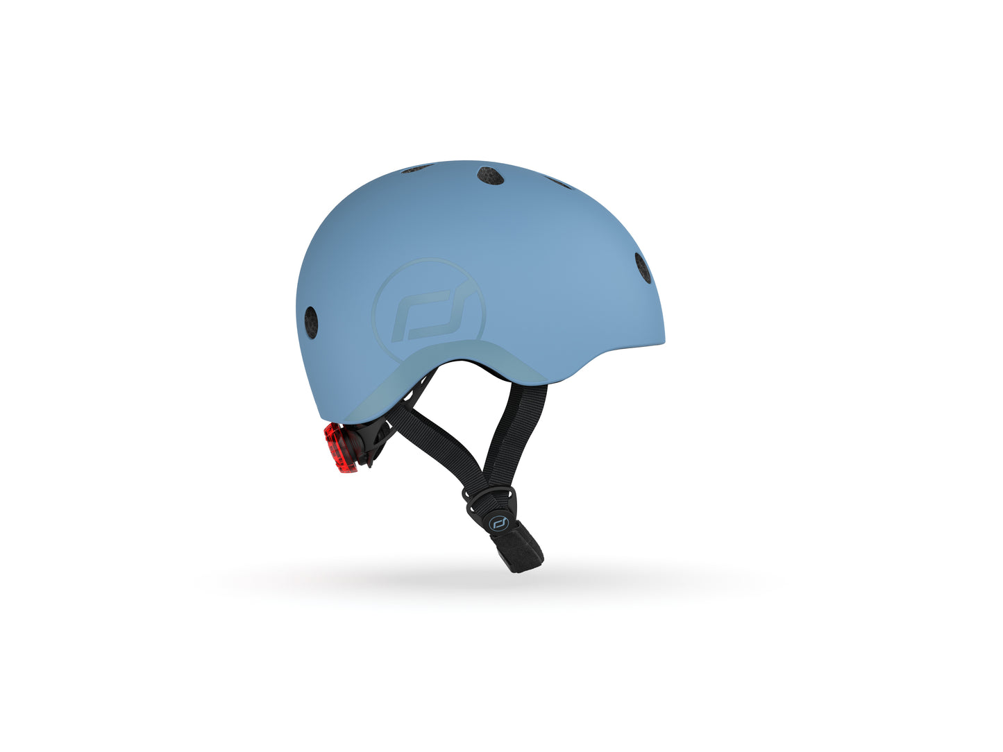 Scoot Ride Kid's Safety Helmet S-M, Magnetic Closure, Adjustable, Lightweight - Steel