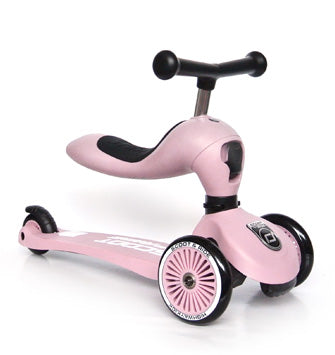 Scoot & Ride - 2-in-1 Scooter Highwaykick 1 - Rose