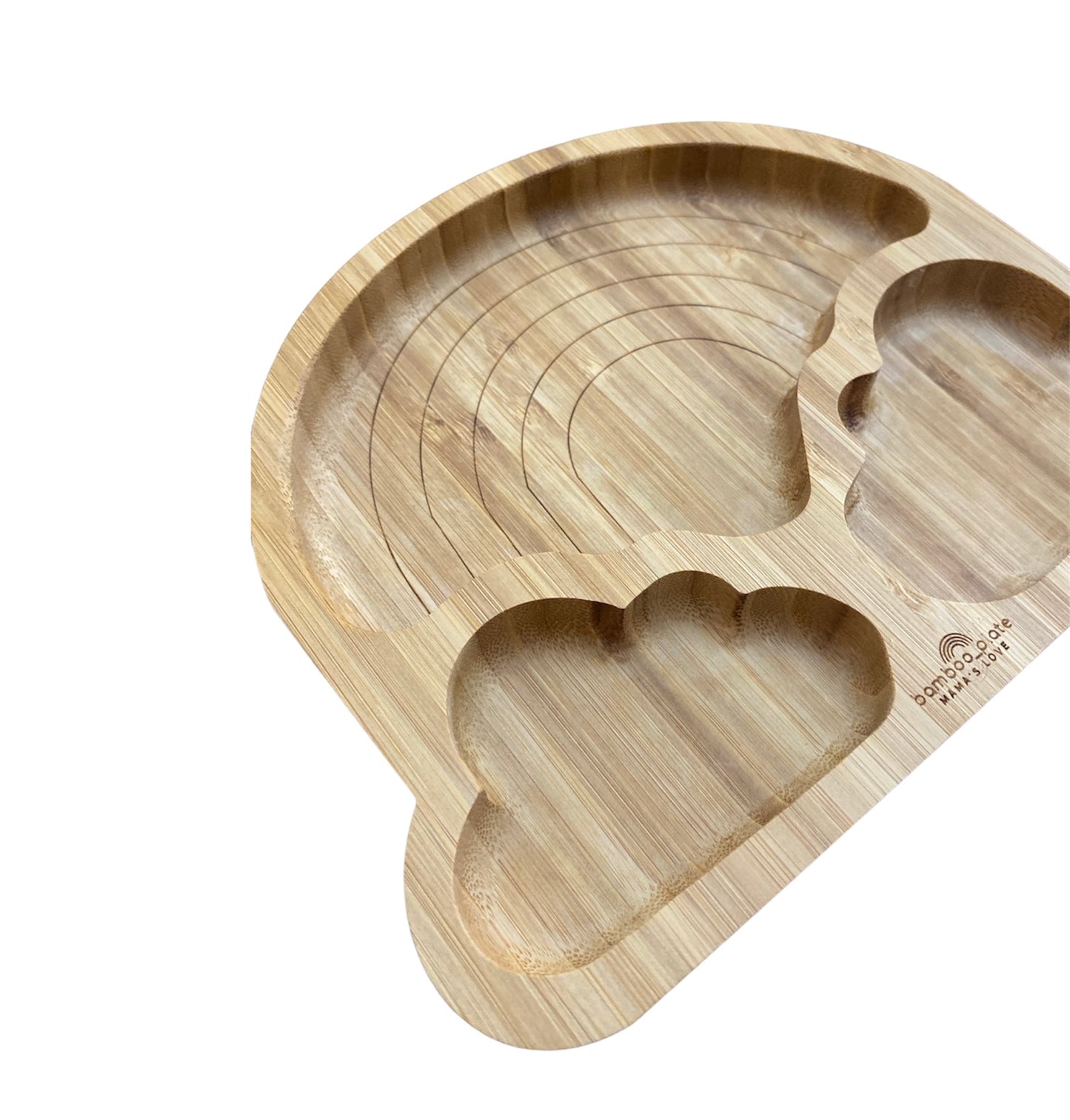 Bamboo Rainbow Suction Plate