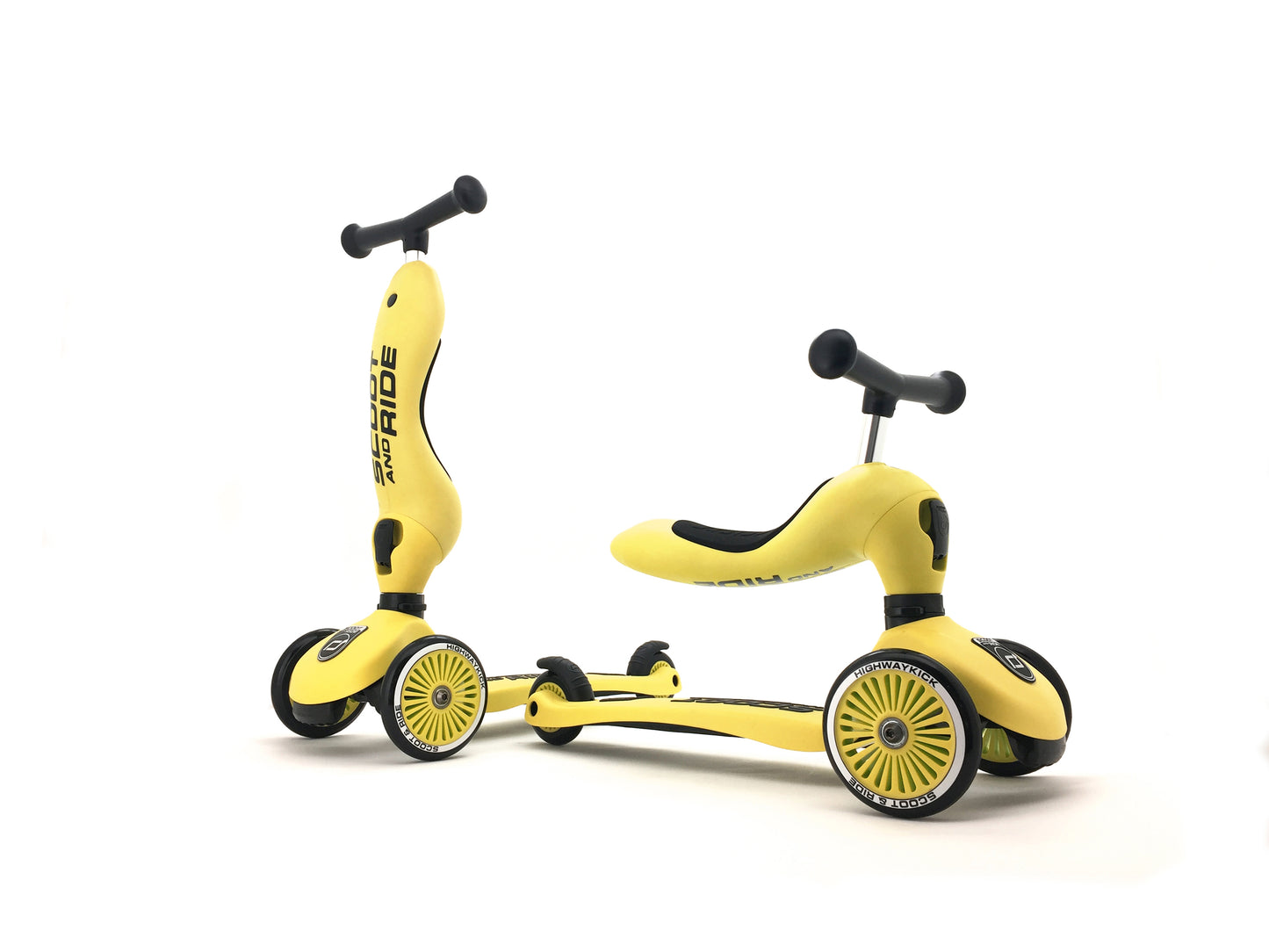 Scoot & Ride - 2-in-1 Scooter Highwaykick 1 - Lemon