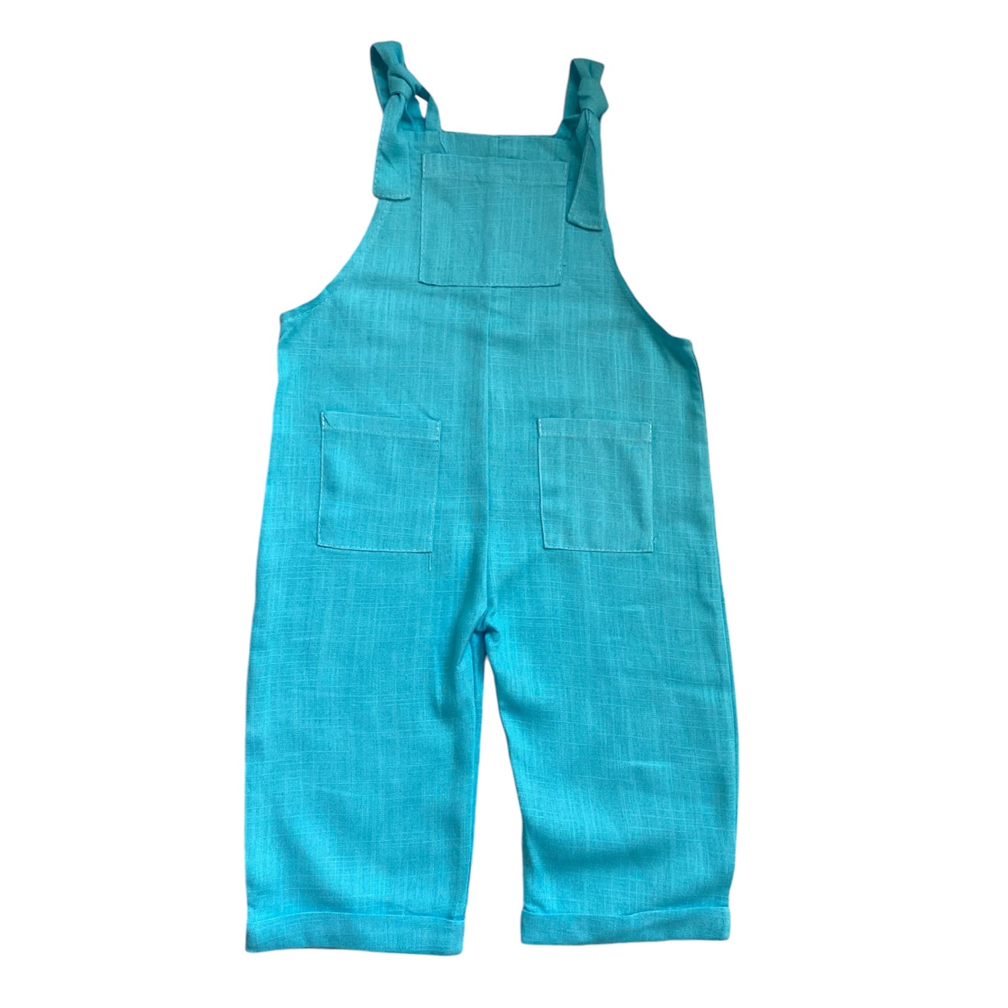 Joe Linen Romper - Sky Blue