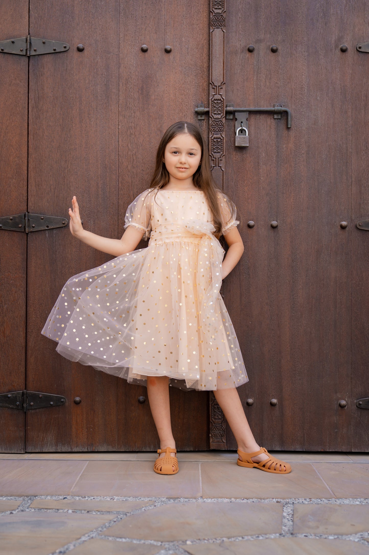 Feliz Dress Gold