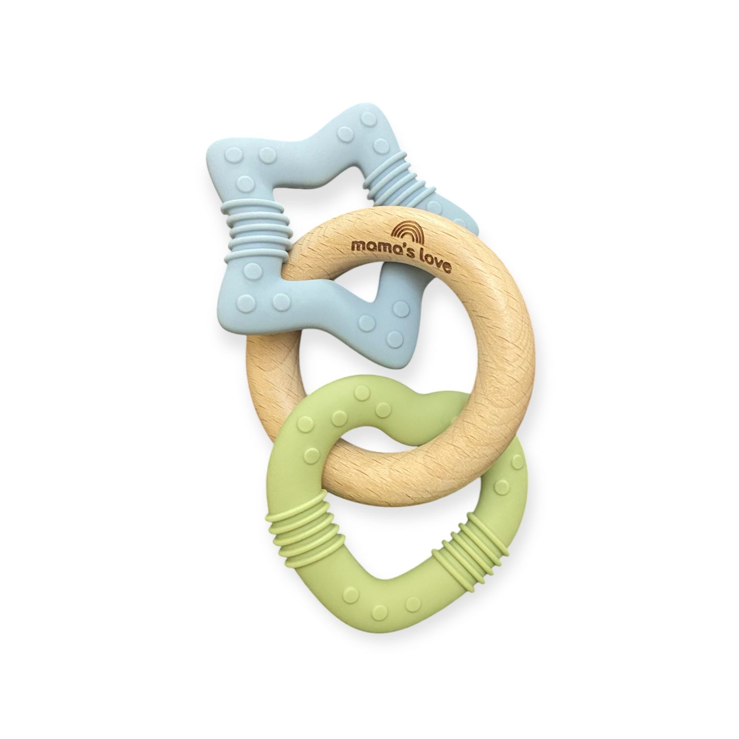 Silicone Star & Heart Teether