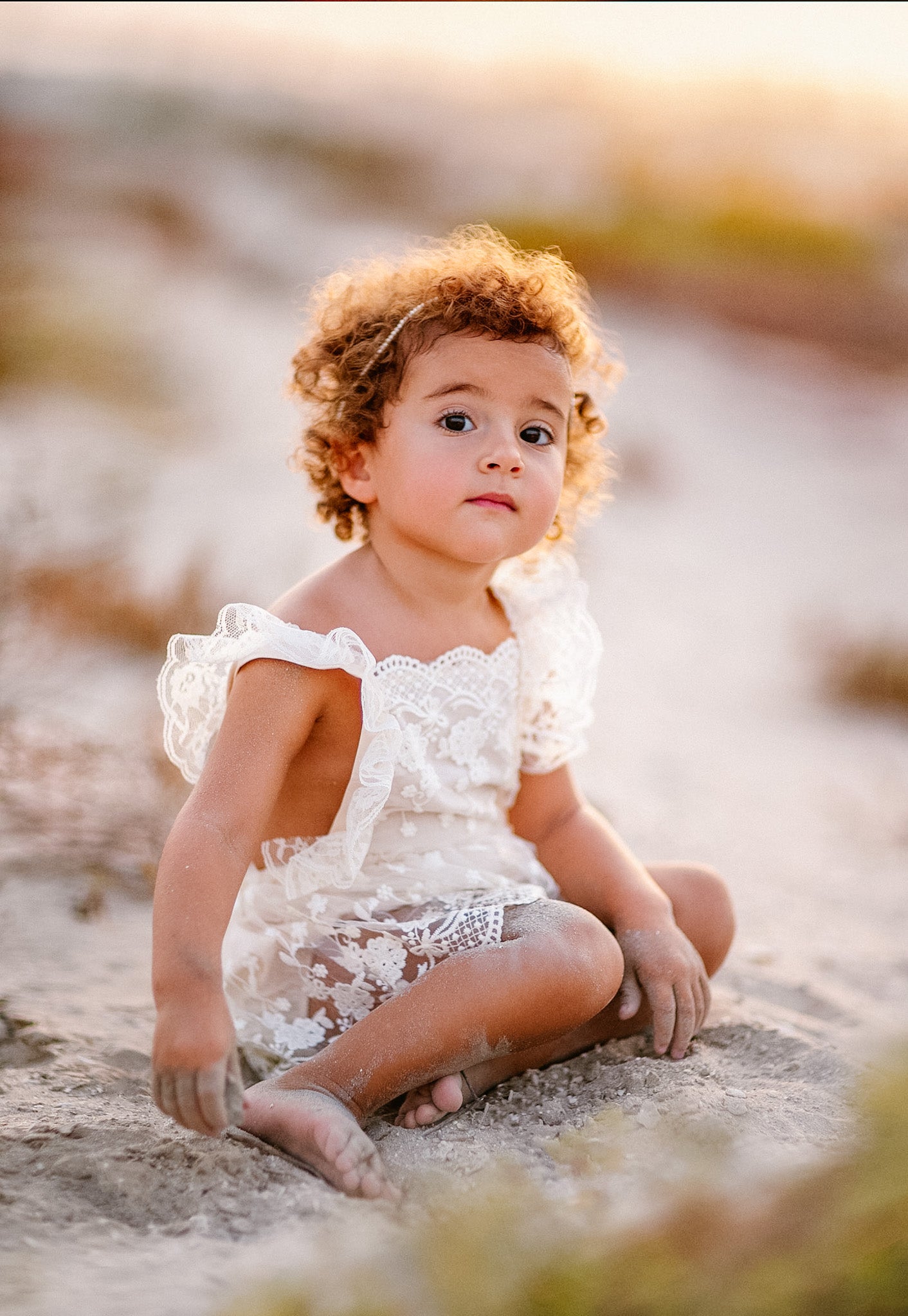 Thea Lace Romper