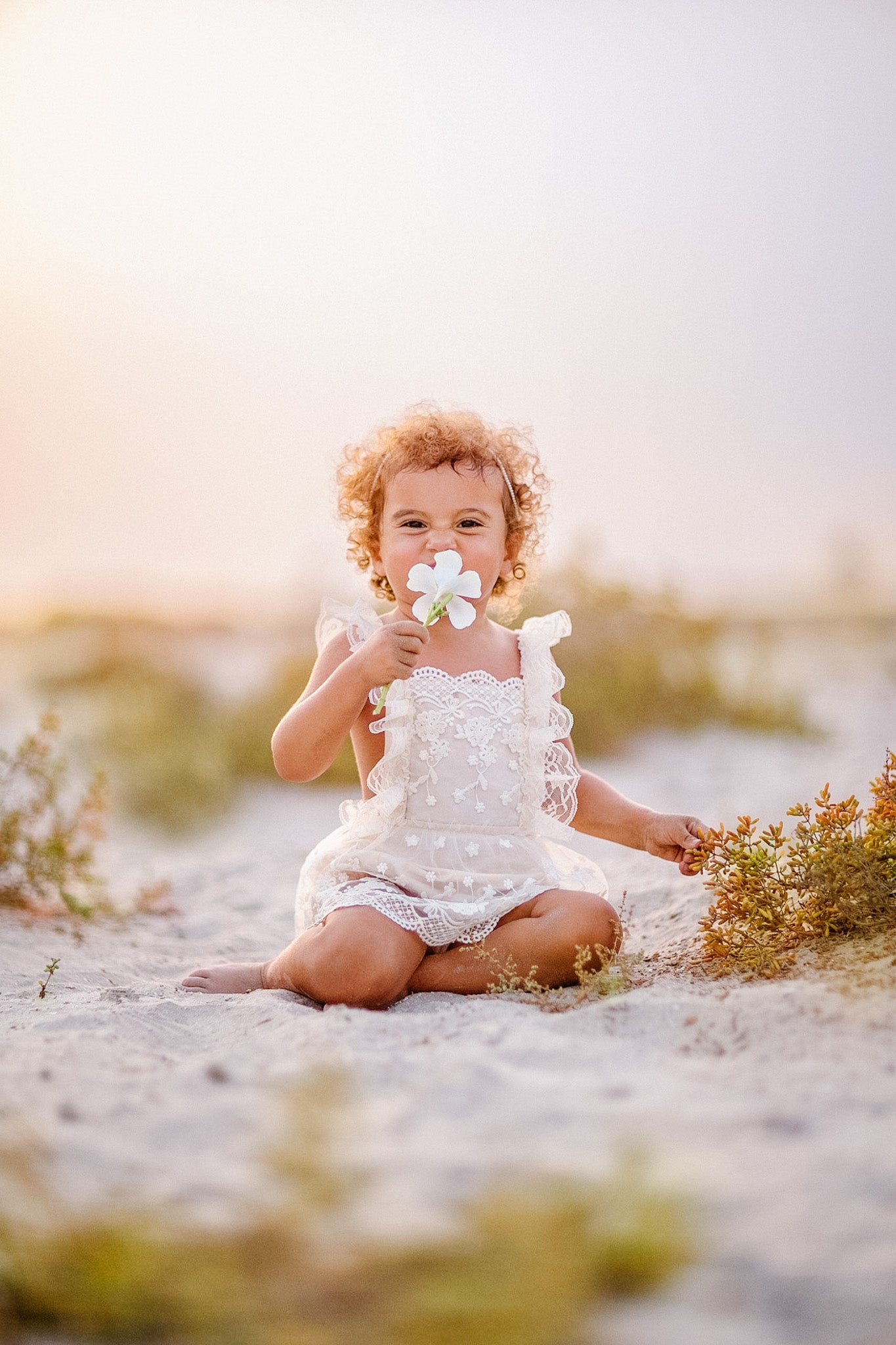 Thea Lace Romper
