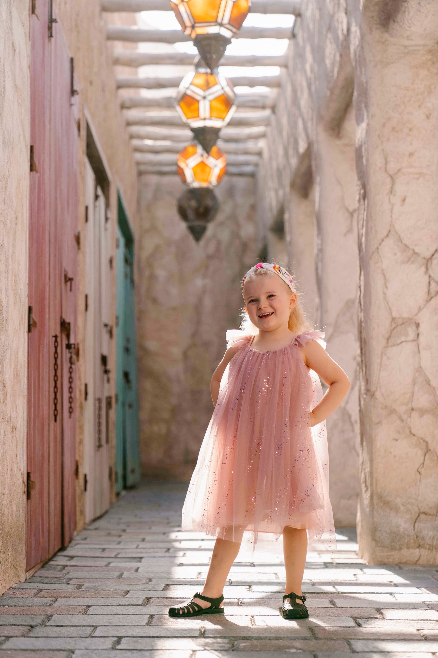 Belle Dress - Blush Pink