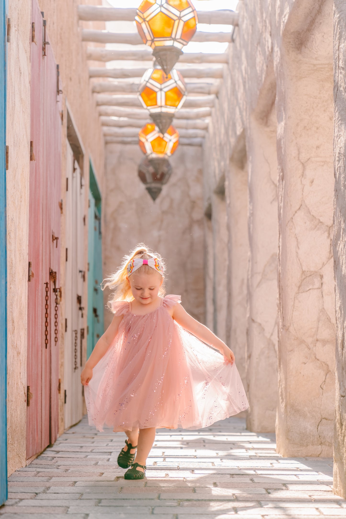 Belle Dress - Blush Pink