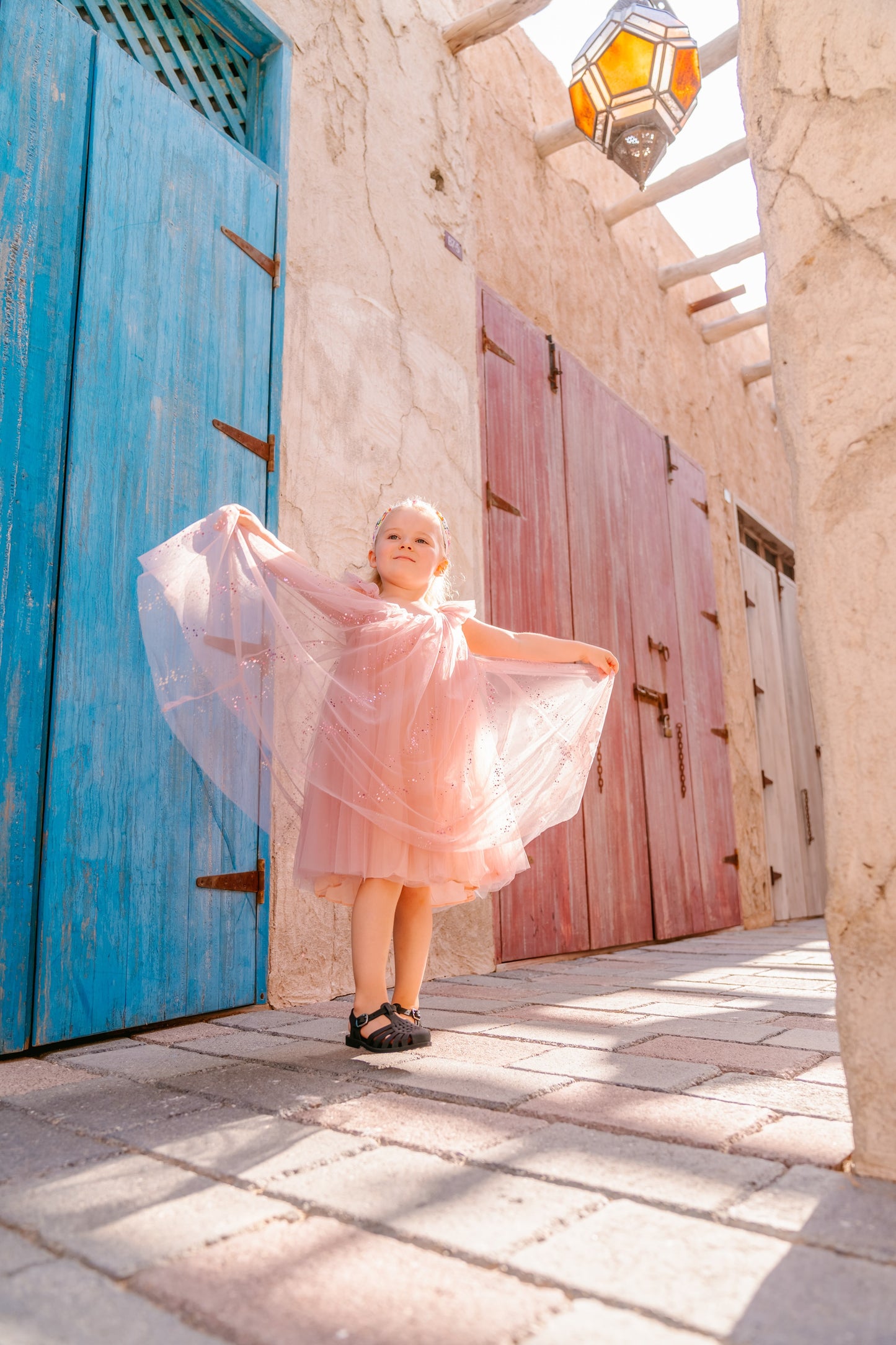 Belle Dress - Blush Pink