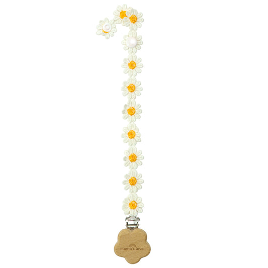 Daisy Pacifier Clip