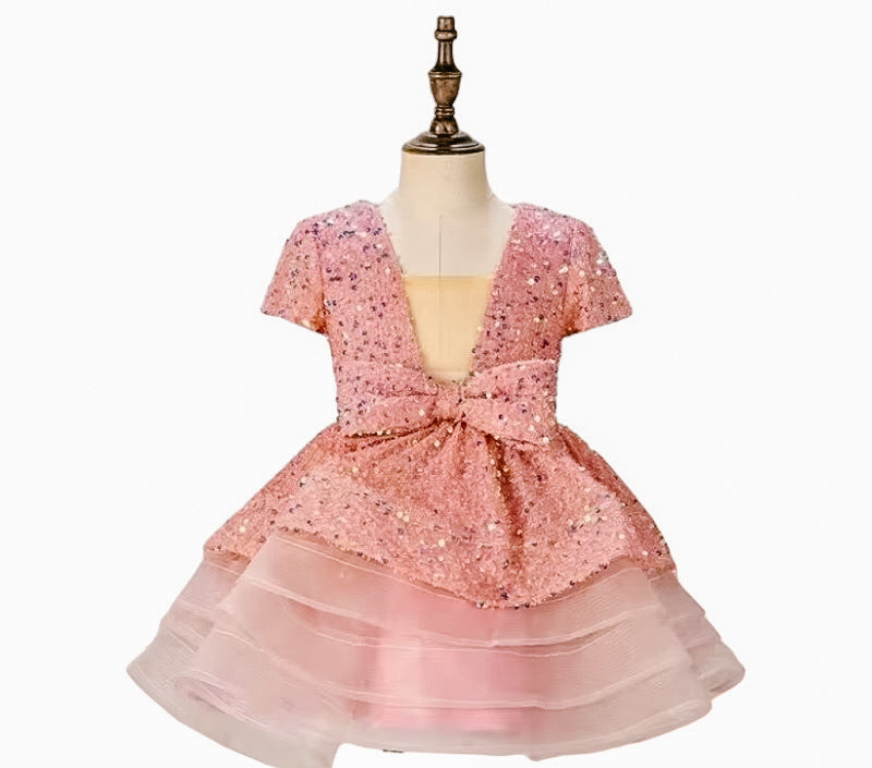 Alison Pink Party Dress