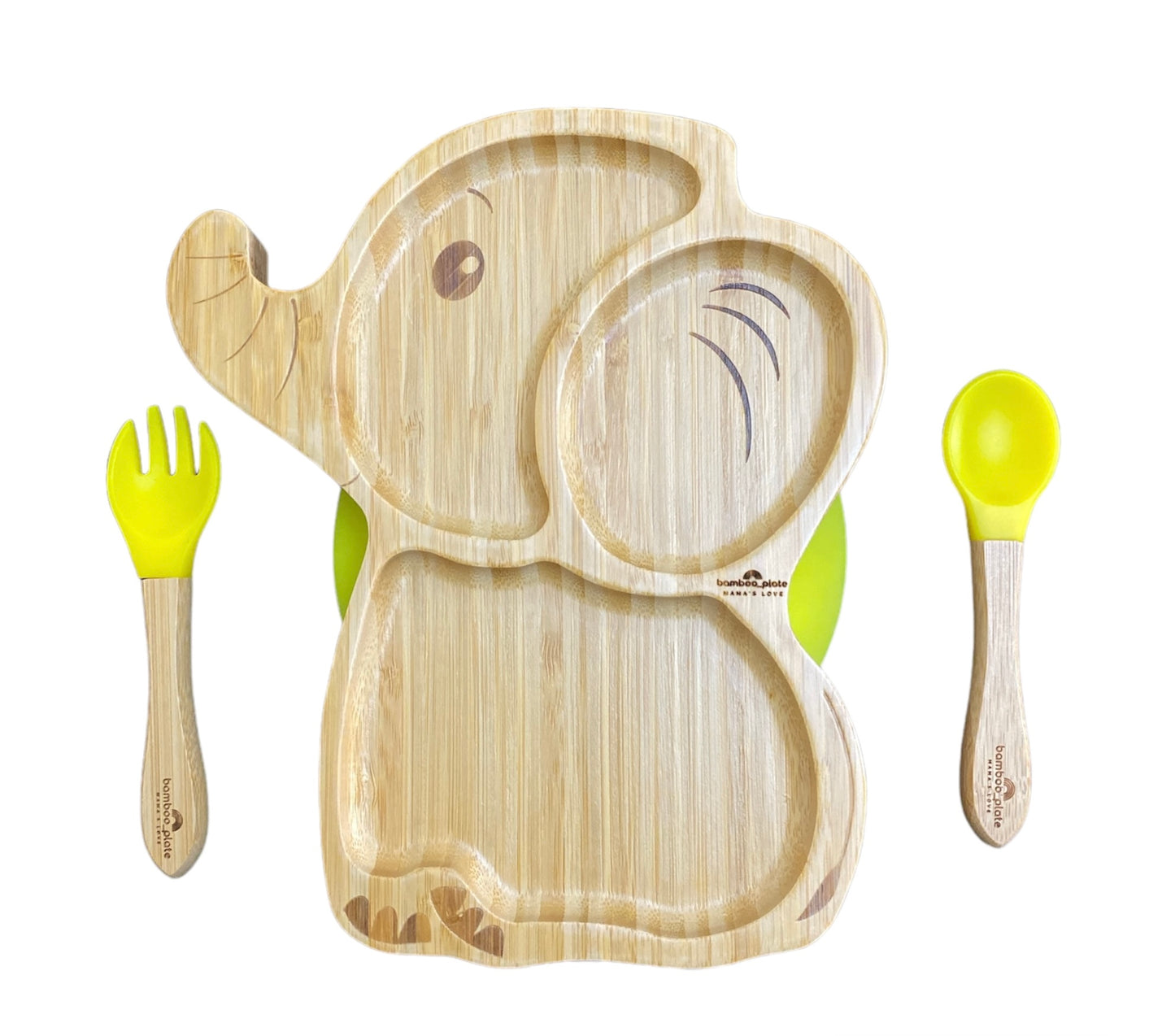 Bamboo Elephant Suction Plate