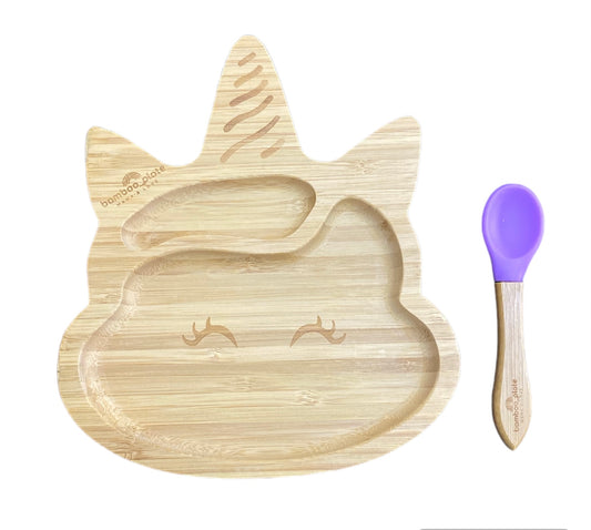 Bamboo Unicorn Plate