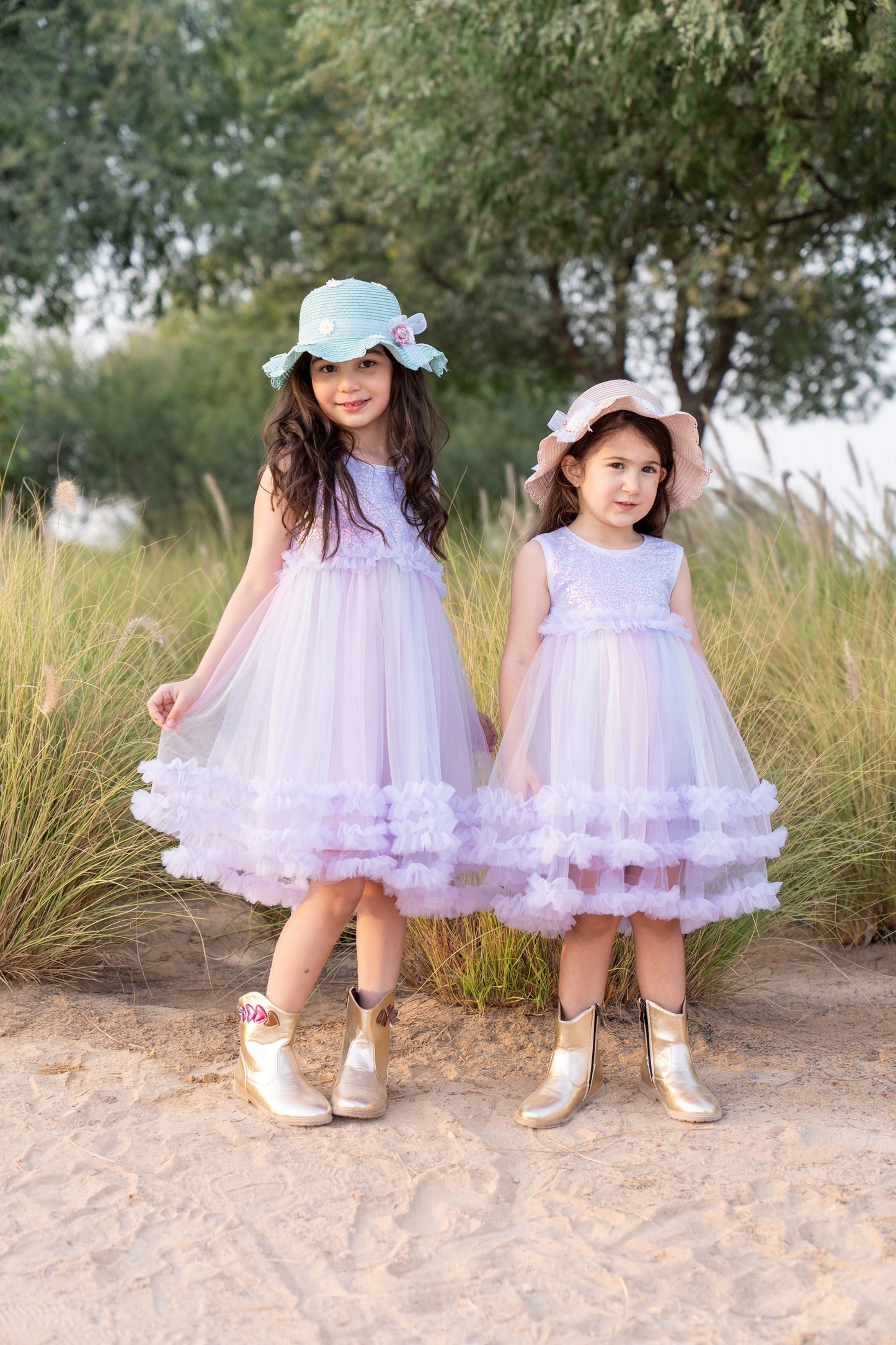 Bow Elegant Dress - Lavender