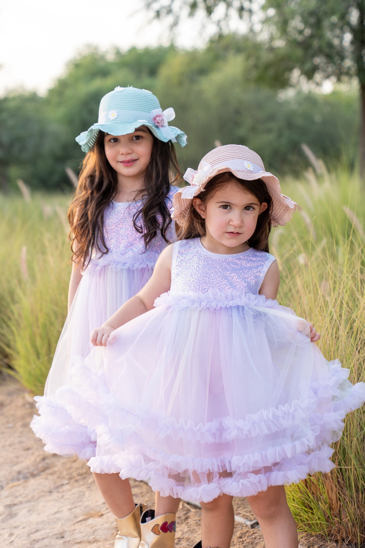 Bow Elegant Dress - Lavender