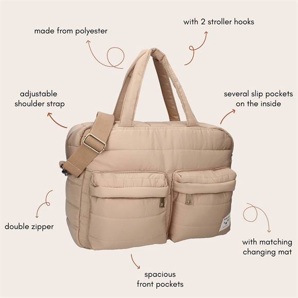 Diaperbag Gracious - Beige