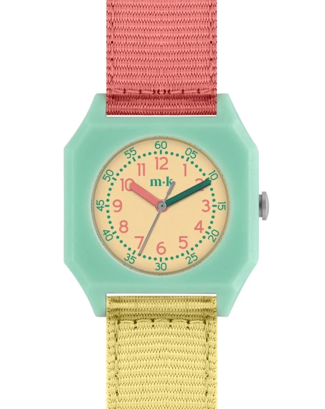 Mini Kyomo Bubble gum eco friendly kids watch -Green, Yellow + Pink