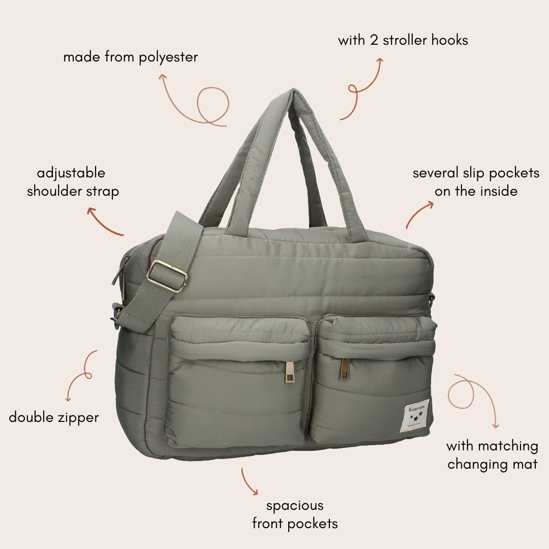 Diaperbag Care Vienna - Green