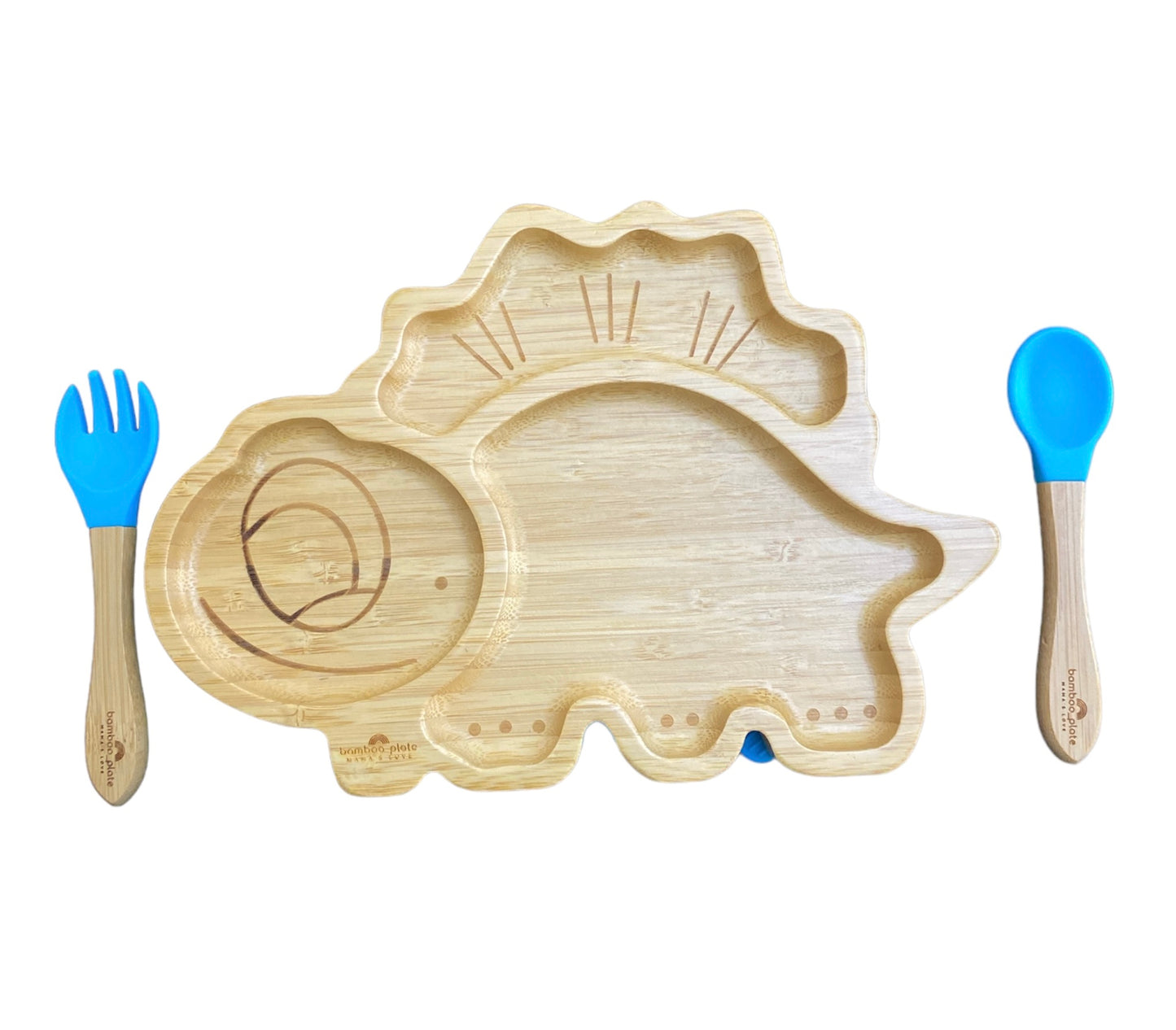 Bamboo Dino Suction Plate