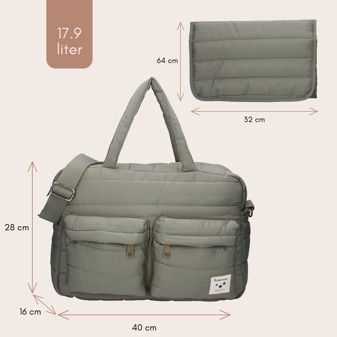 Diaperbag Care Vienna - Green