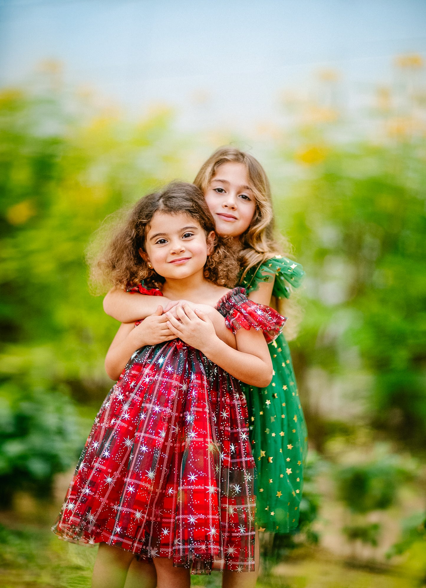 Christmas Elegant Tartan Snowflakes Dress