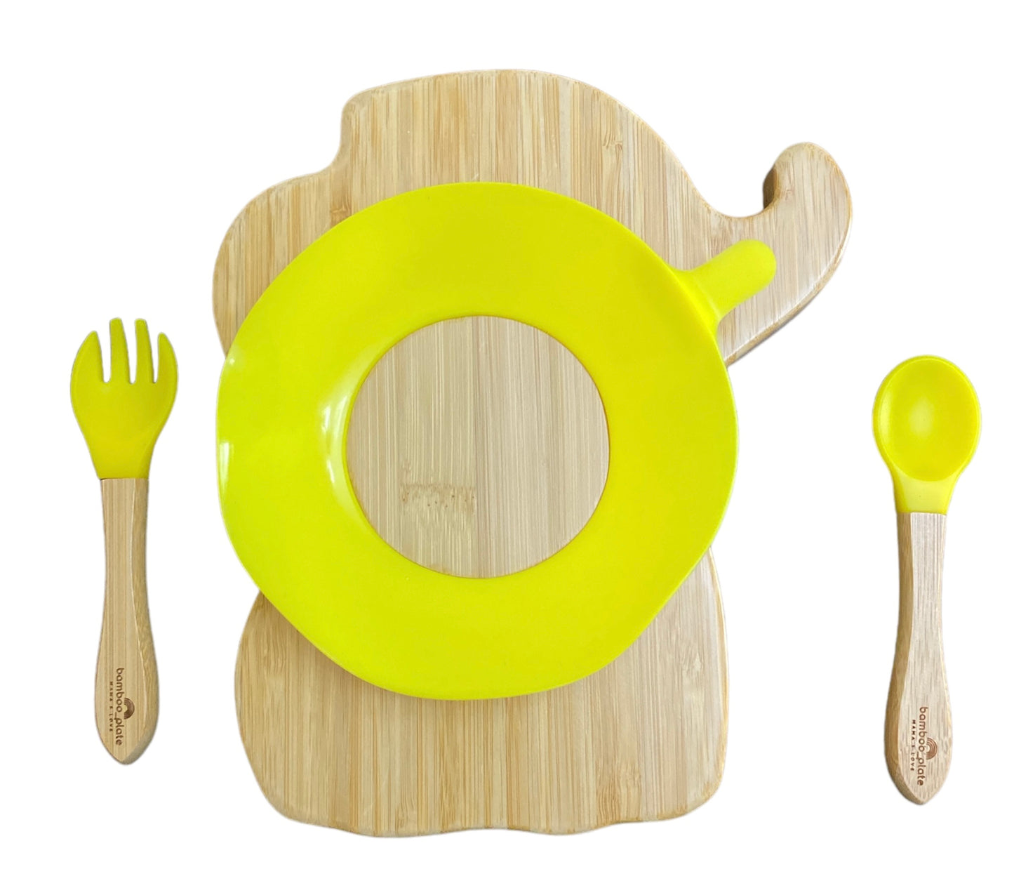 Bamboo Elephant Suction Plate