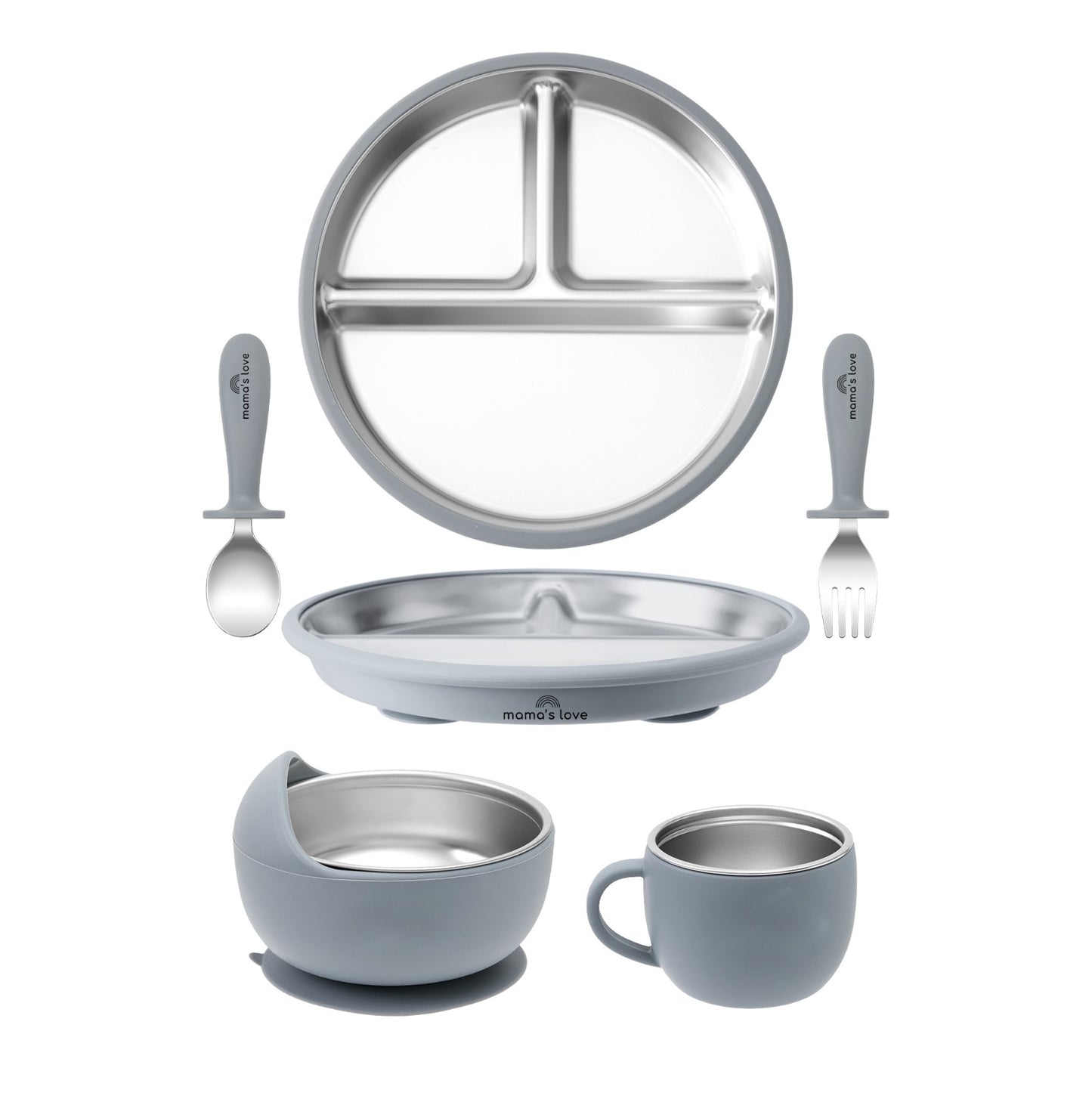 Stainless Steel Suction Set - Grey