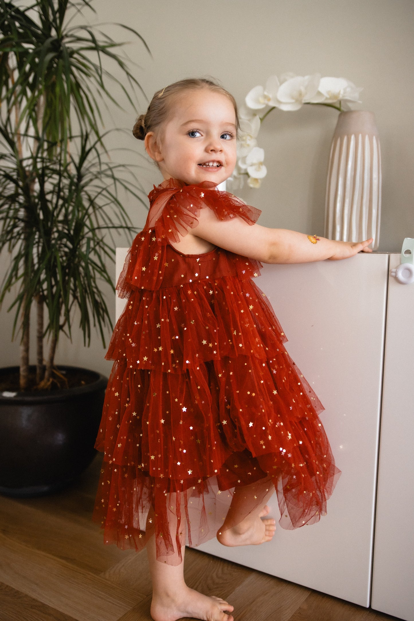 Princess Tulle Dress - Red