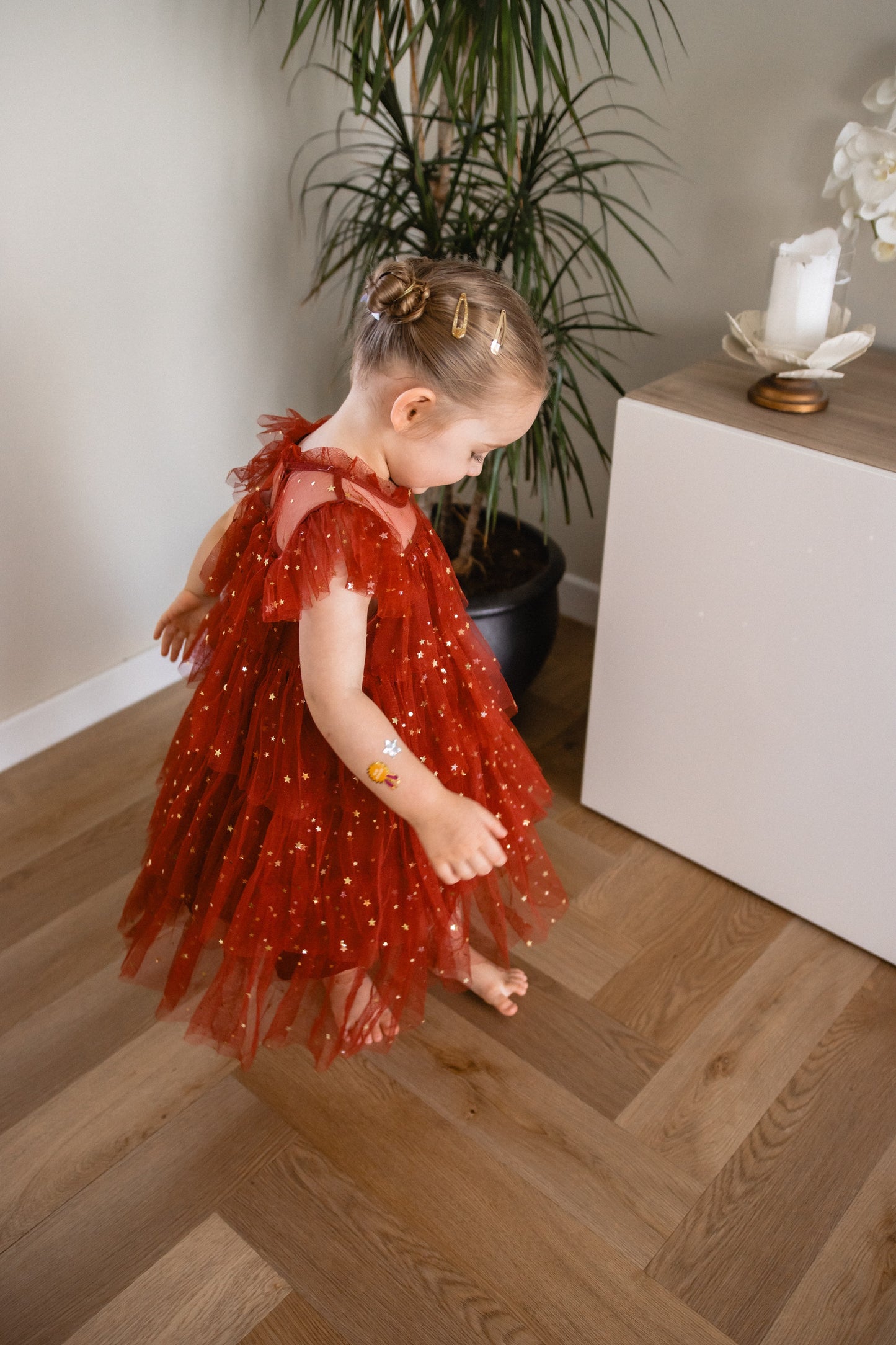 Princess Tulle Dress - Red