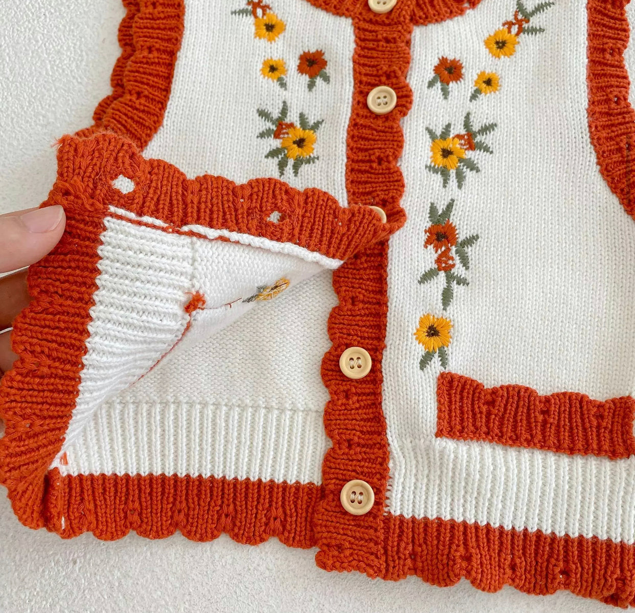 Camilla Embroidered Knit Vest