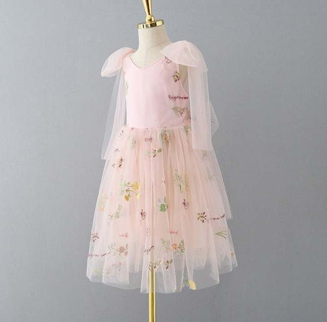 Blossom Tulle Embroidered Dress