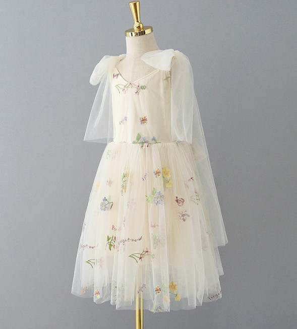 Blossom Tulle Embroidered Dress