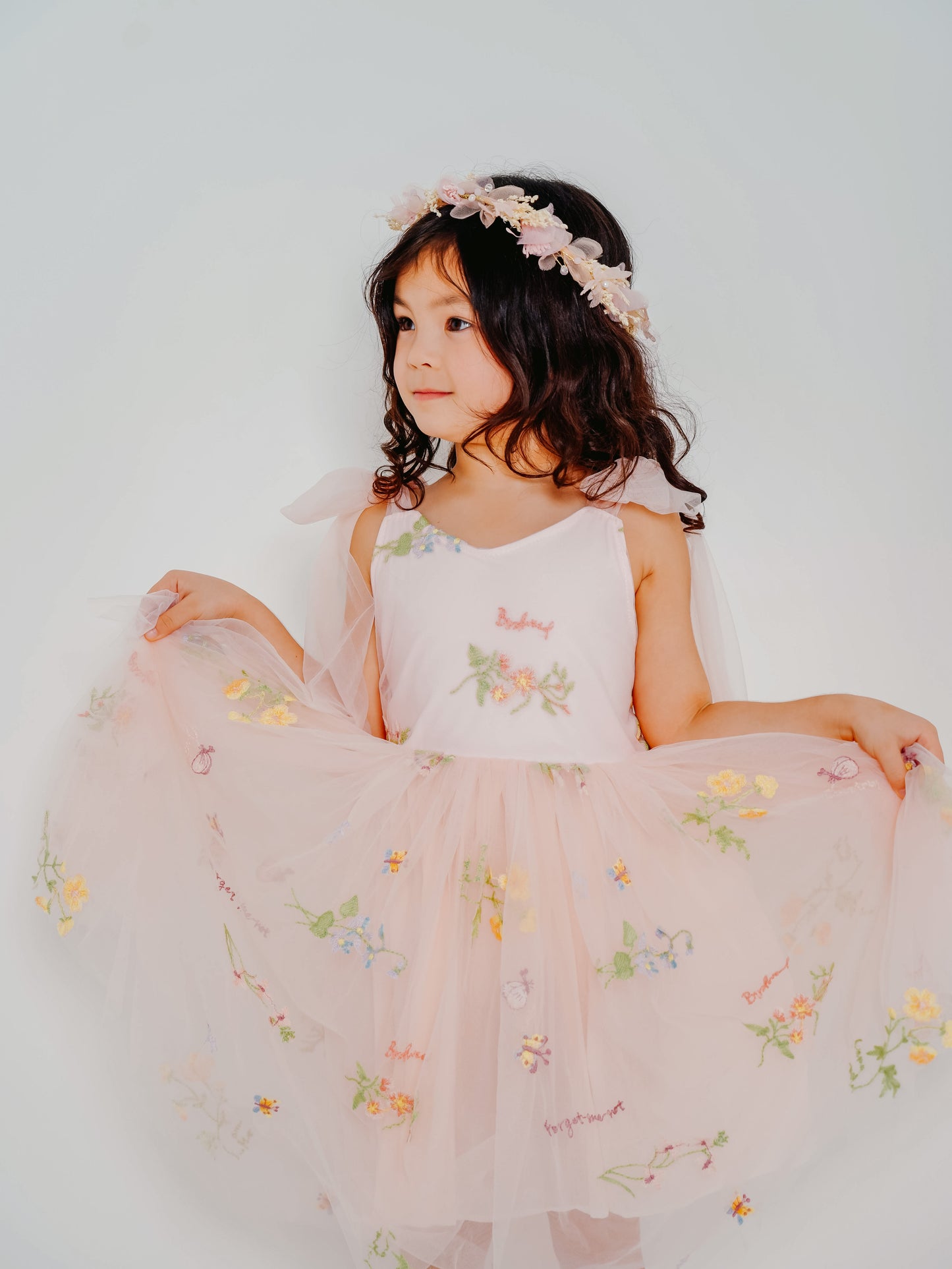 Blossom Tulle Embroidered Dress