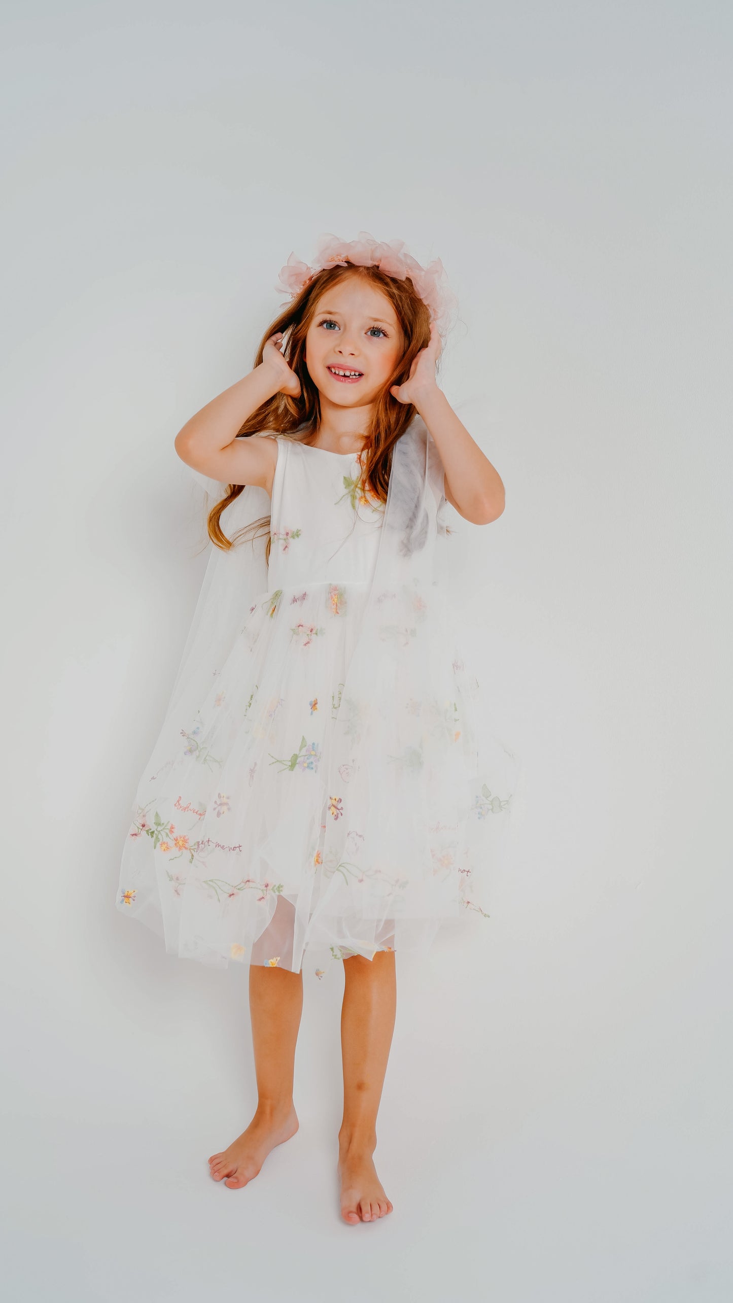 Blossom Tulle Embroidered Dress